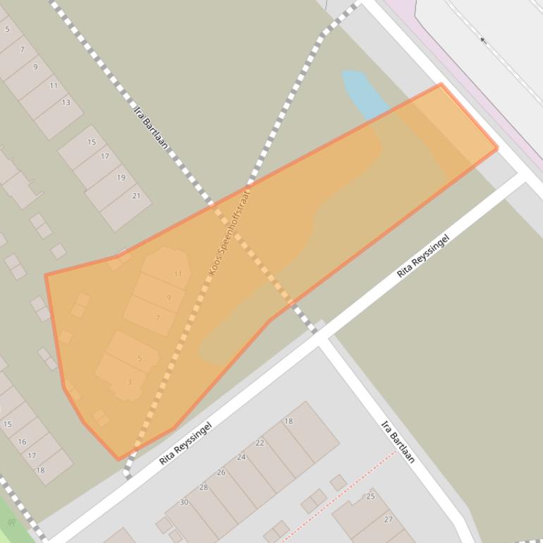 Kaart van postcodegebied 3062BW.