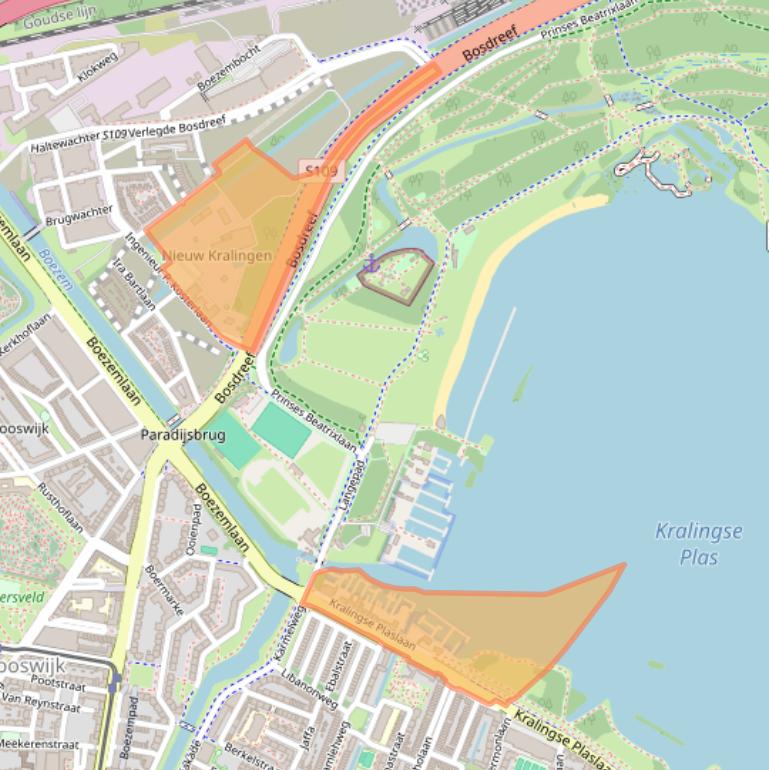 Kaart van postcodegebied 3062CD.