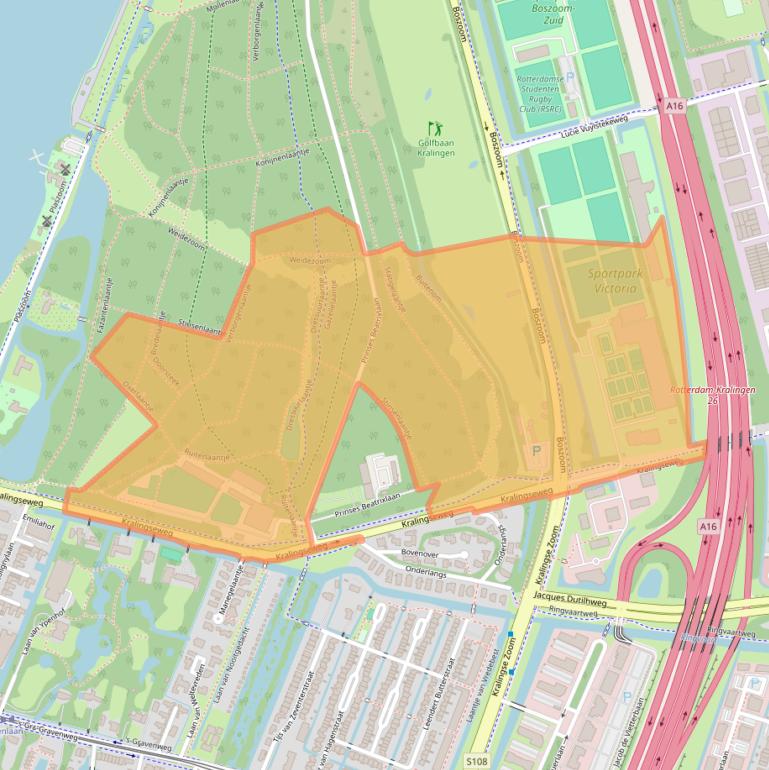 Kaart van postcodegebied 3062CG.
