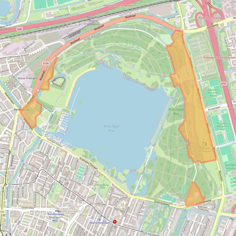 Kaart van postcodegebied 3062CM.