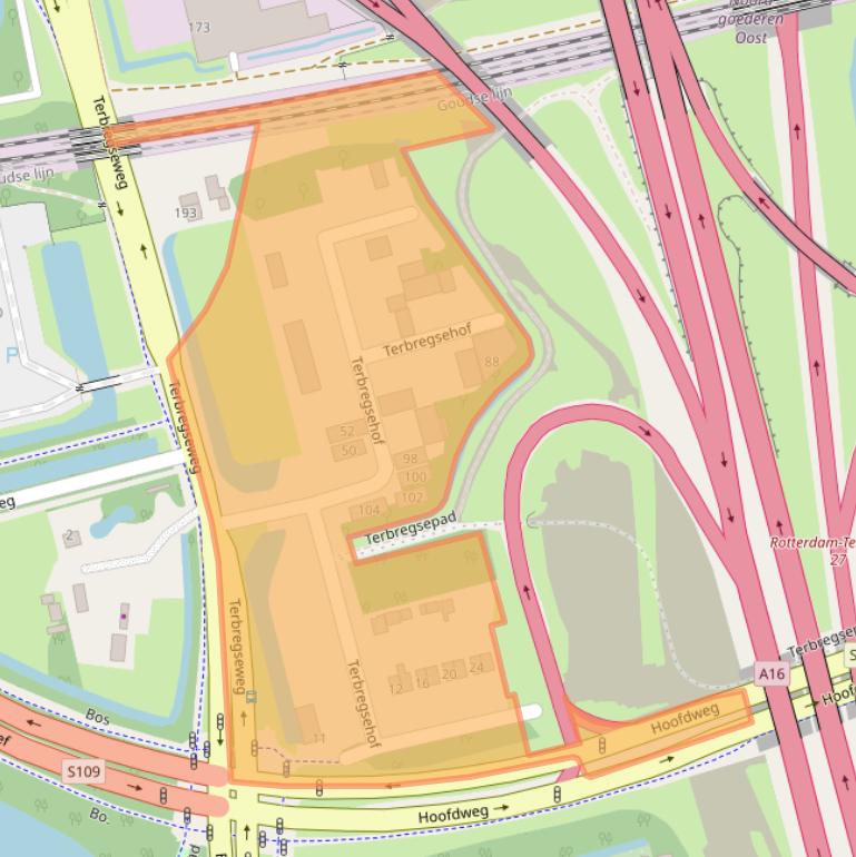 Kaart van postcodegebied 3062CP.