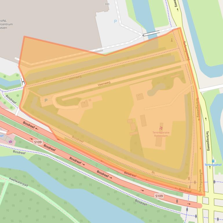 Kaart van postcodegebied 3062CS.