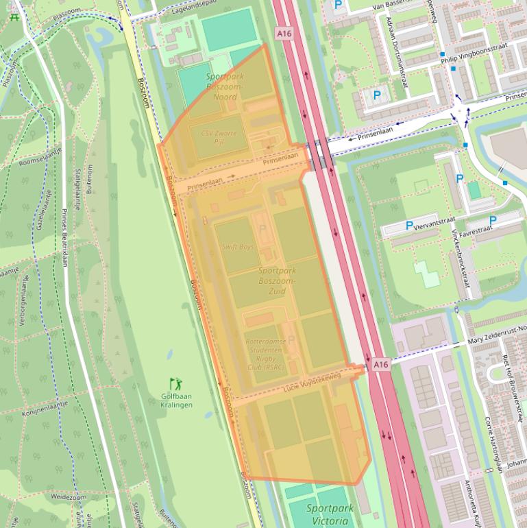 Kaart van postcodegebied 3062CT.
