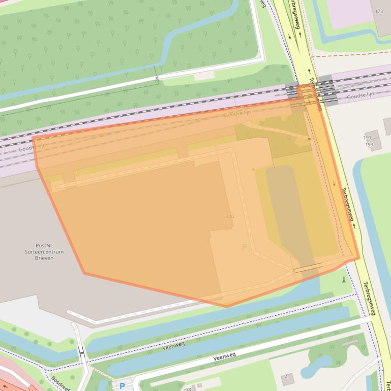 Kaart van postcodegebied 3062CZ.