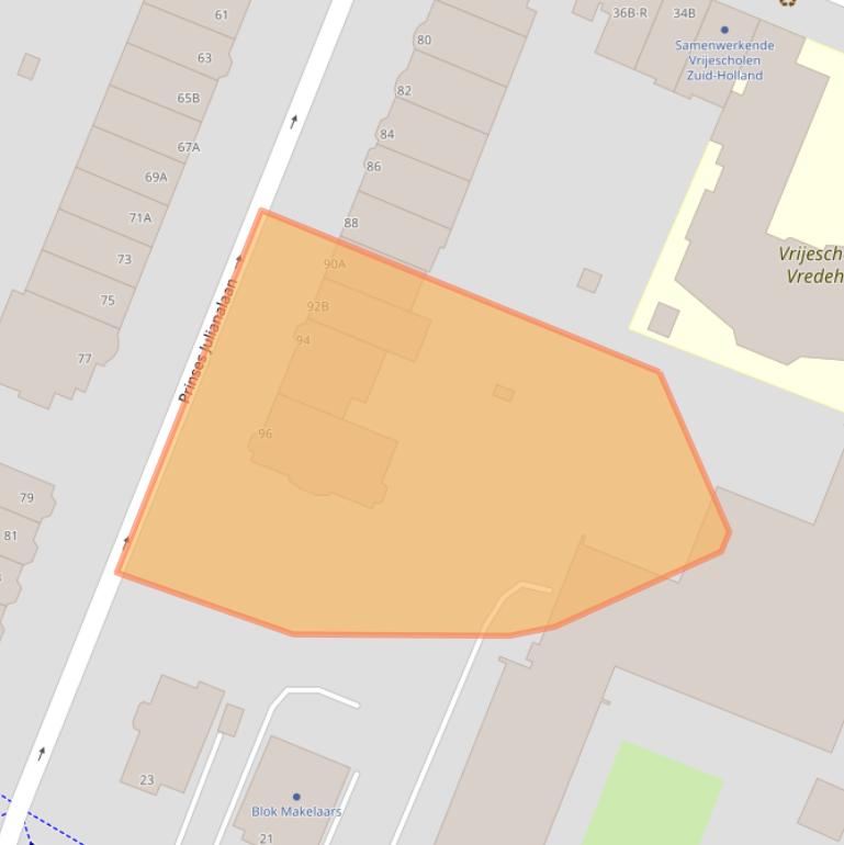 Kaart van postcodegebied 3062DM.