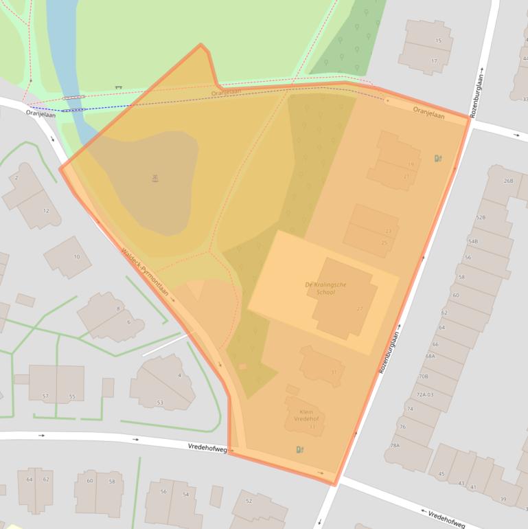 Kaart van postcodegebied 3062EB.