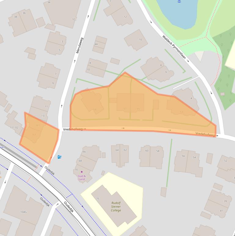 Kaart van postcodegebied 3062EM.