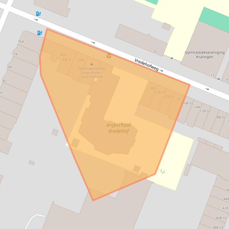 Kaart van postcodegebied 3062EP.