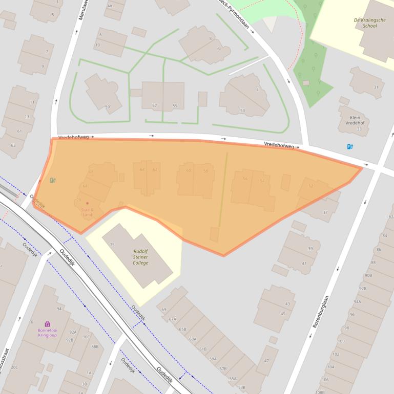 Kaart van postcodegebied 3062ES.