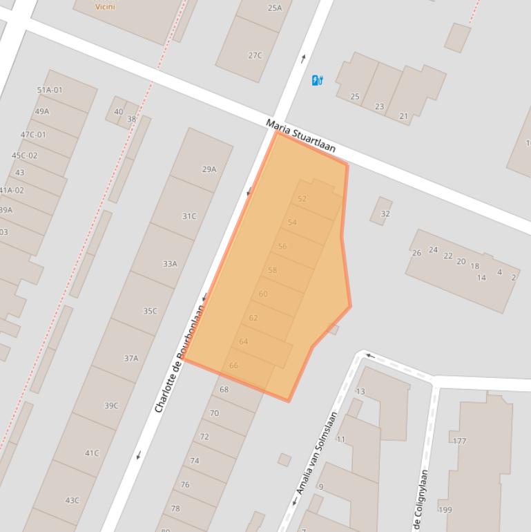 Kaart van postcodegebied 3062GH.