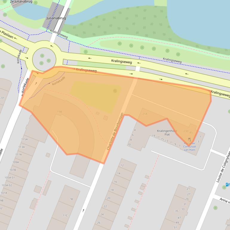 Kaart van postcodegebied 3062HB.