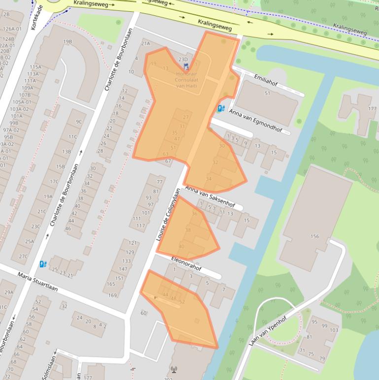 Kaart van postcodegebied 3062HC.