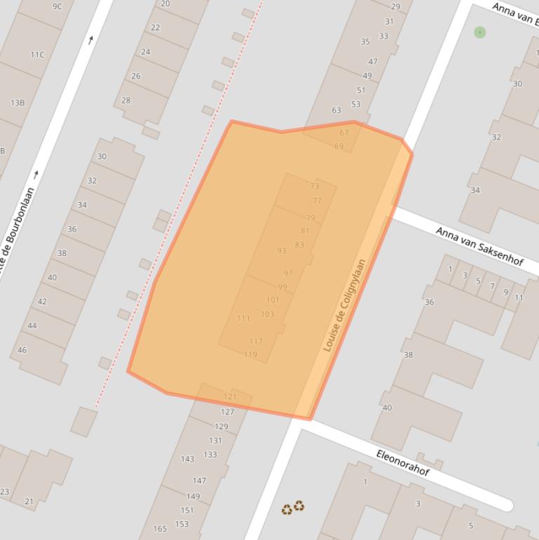 Kaart van postcodegebied 3062HD.