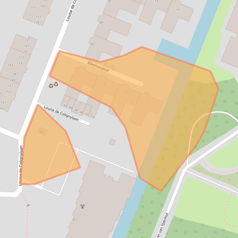 Kaart van postcodegebied 3062HR.