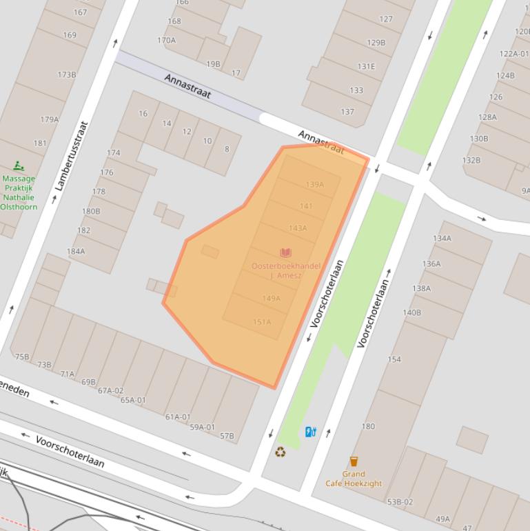 Kaart van postcodegebied 3062KM.