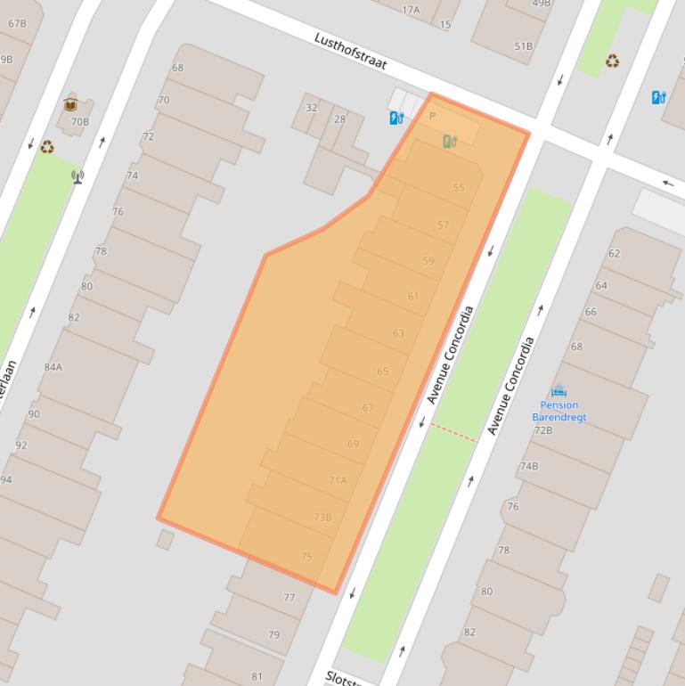 Kaart van postcodegebied 3062LC.