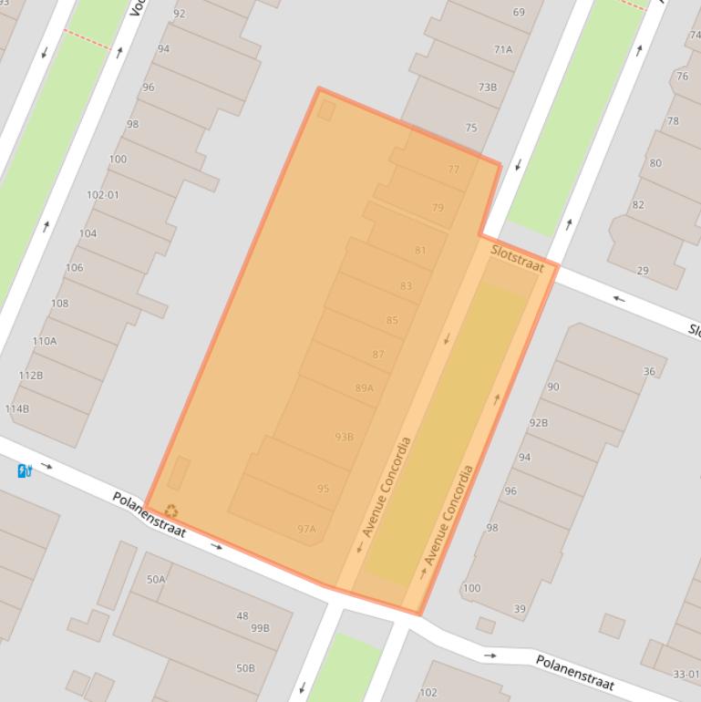 Kaart van postcodegebied 3062LD.