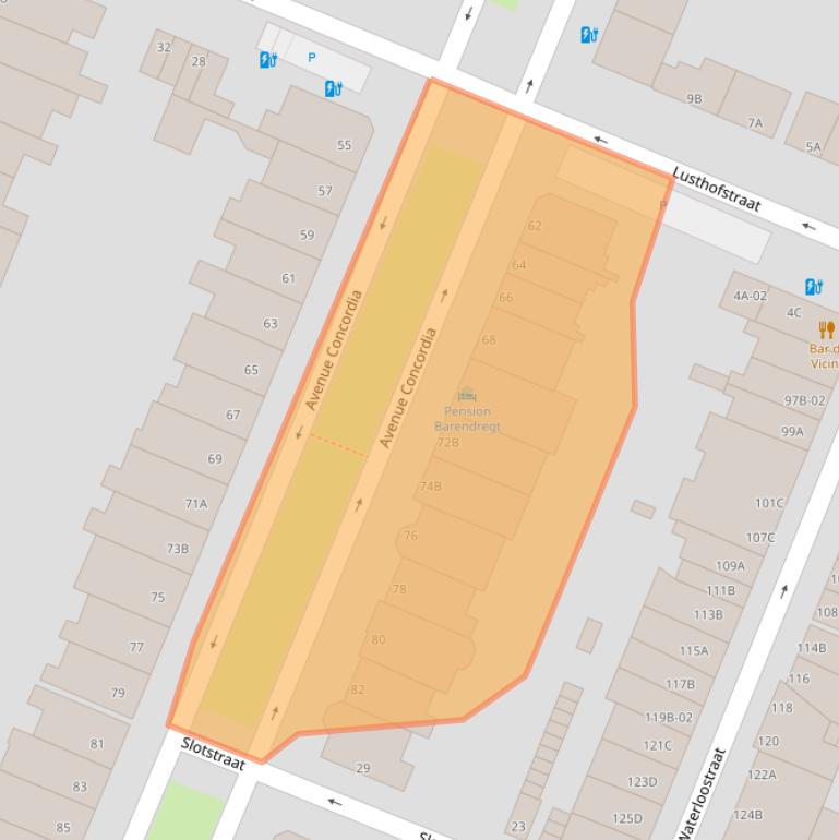 Kaart van postcodegebied 3062LL.