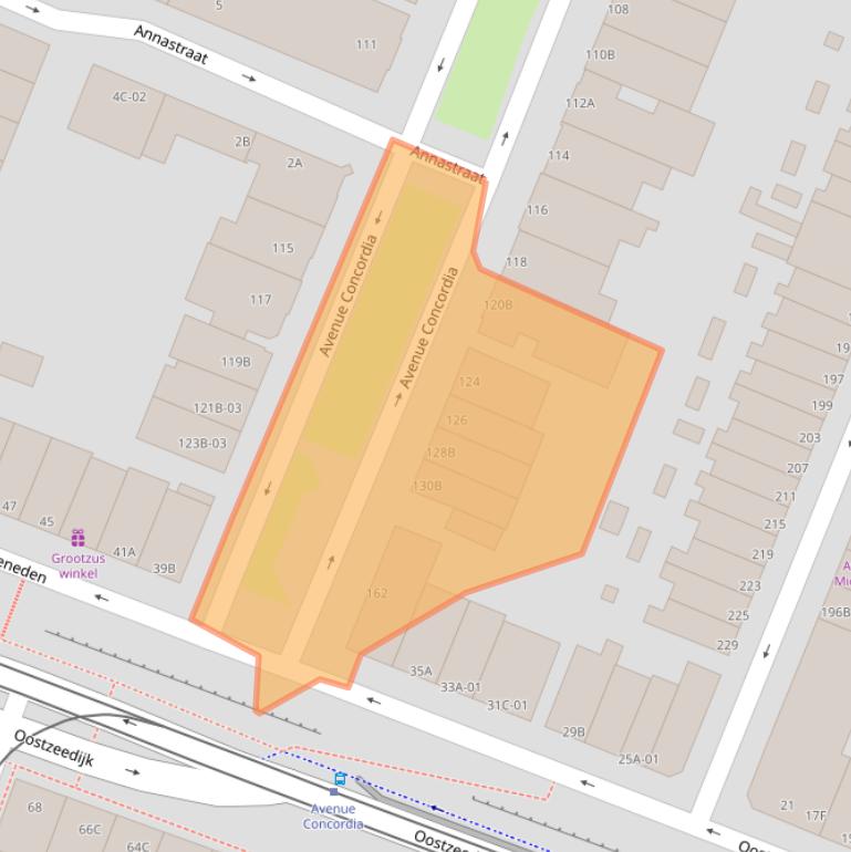 Kaart van postcodegebied 3062LP.