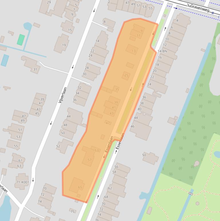 Kaart van postcodegebied 3062NK.