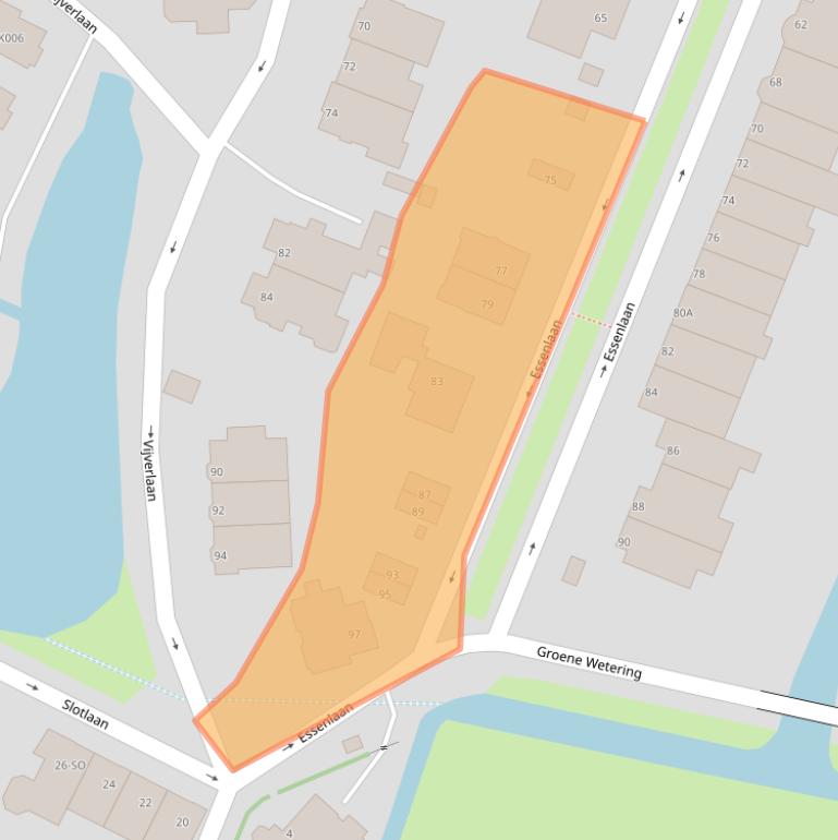 Kaart van postcodegebied 3062NL.