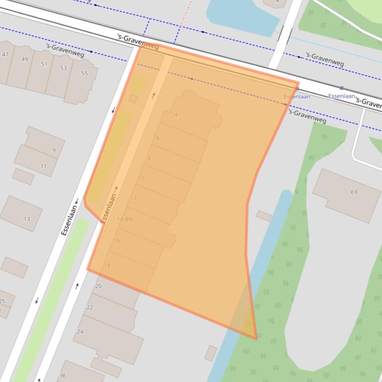 Kaart van postcodegebied 3062NM.