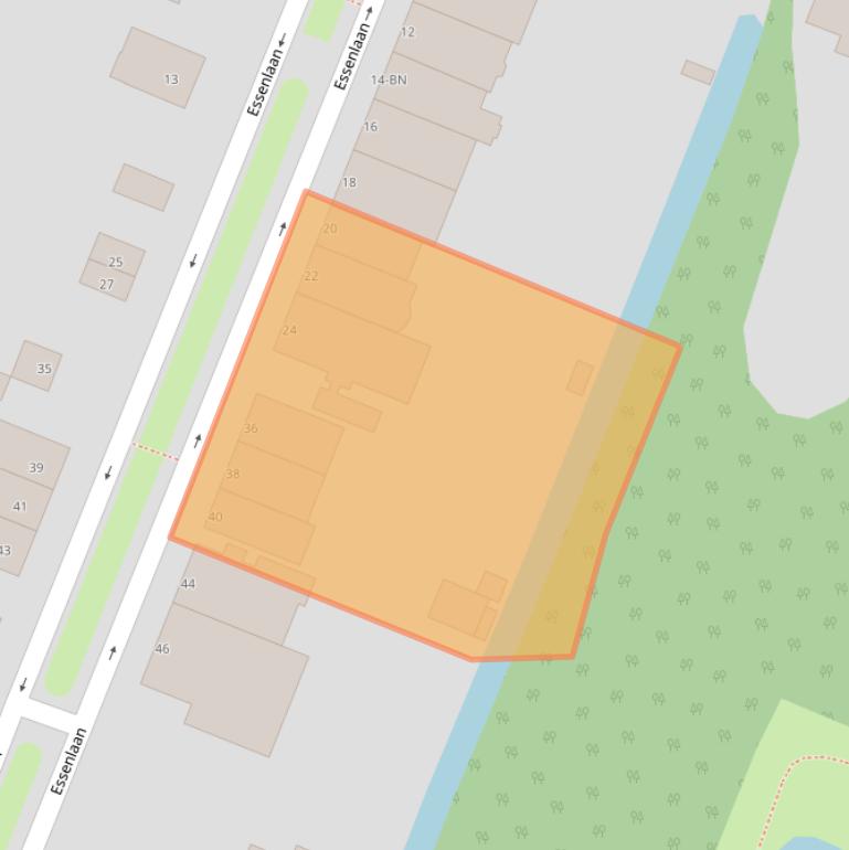 Kaart van postcodegebied 3062NN.