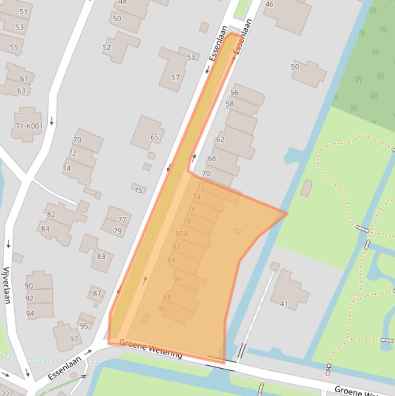 Kaart van postcodegebied 3062NR.