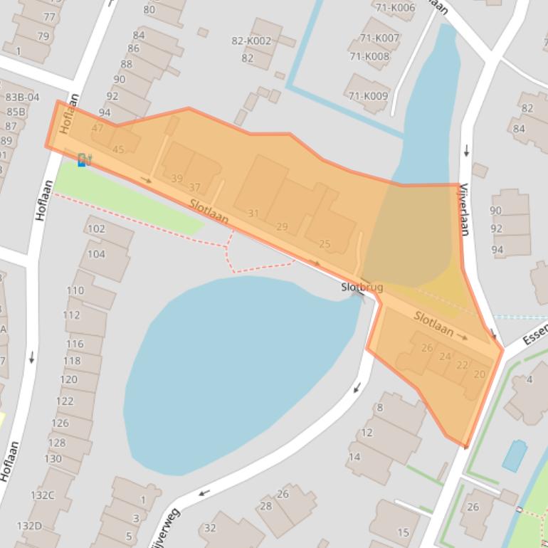 Kaart van postcodegebied 3062PL.