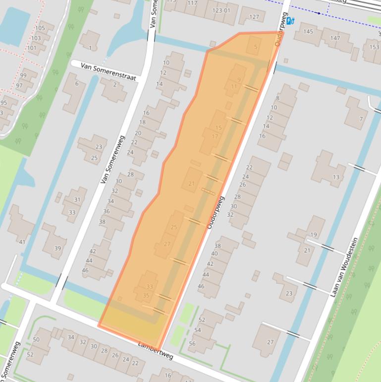 Kaart van postcodegebied 3062RB.
