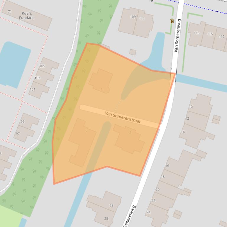 Kaart van postcodegebied 3062RE.