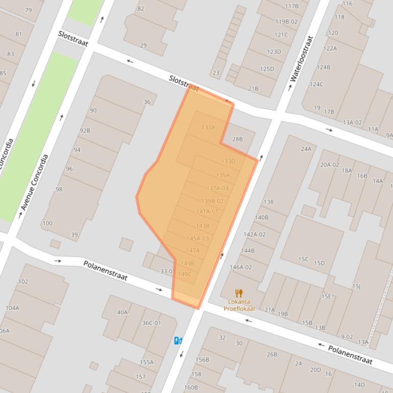 Kaart van postcodegebied 3062TL.