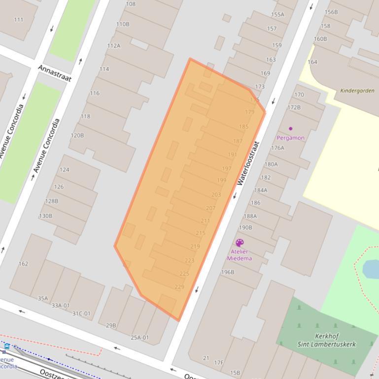 Kaart van postcodegebied 3062TN.