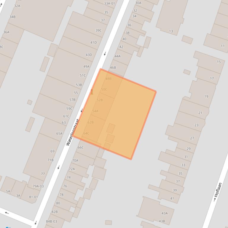 Kaart van postcodegebied 3062TR.