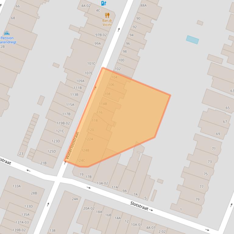 Kaart van postcodegebied 3062TV.