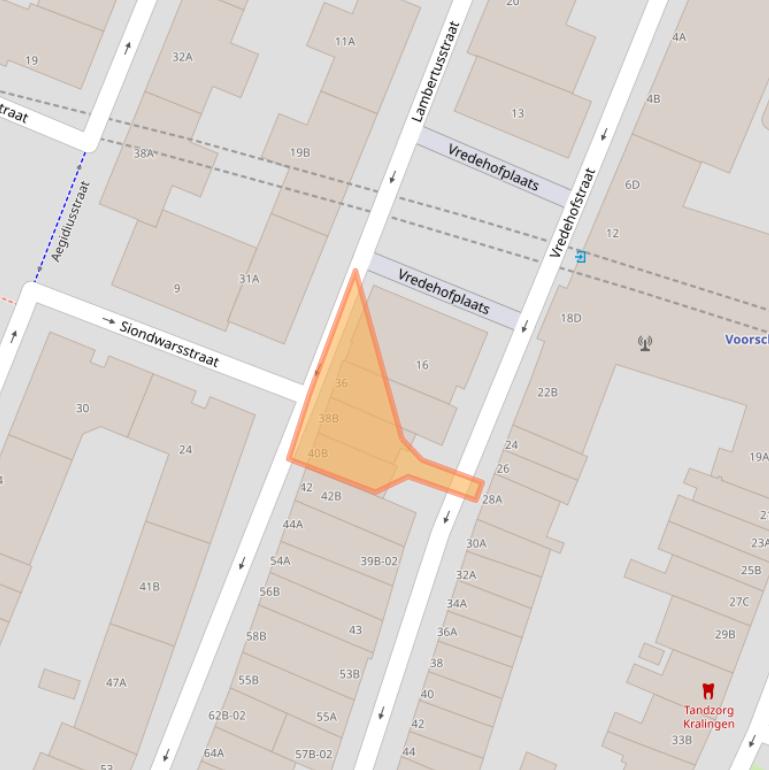 Kaart van postcodegebied 3062WH.