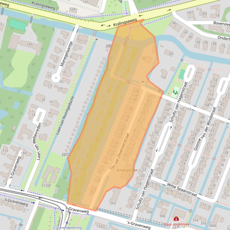 Kaart van postcodegebied 3062XP.