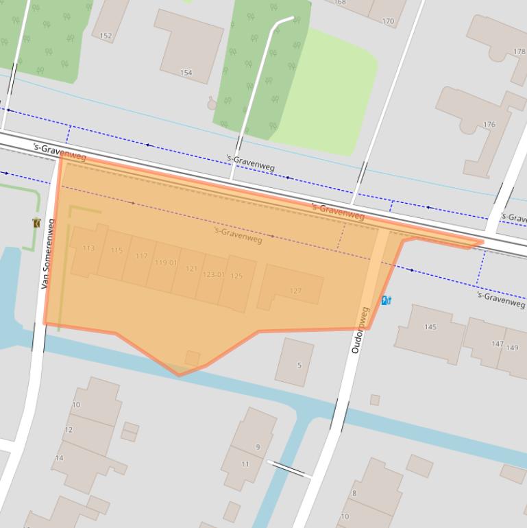 Kaart van postcodegebied 3062ZD.