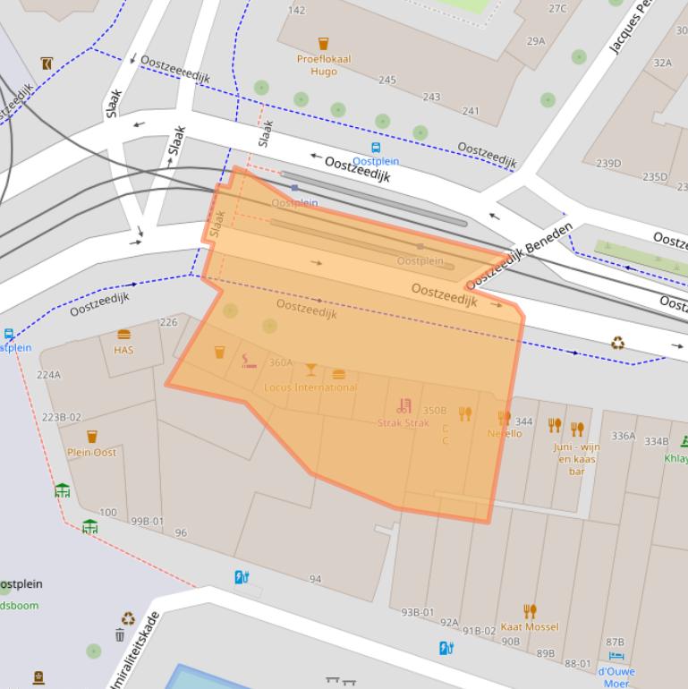 Kaart van postcodegebied 3063CD.