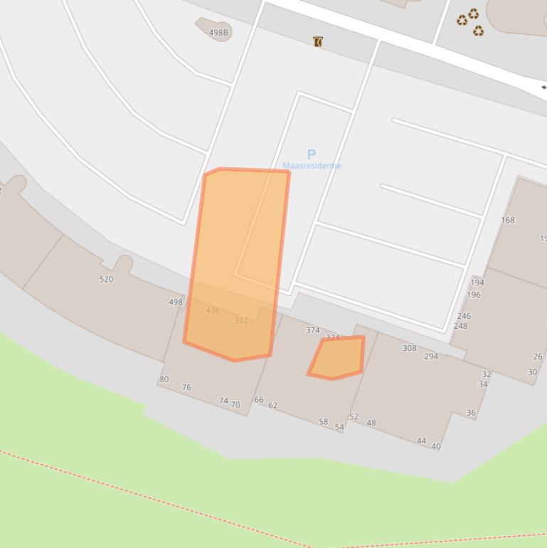 Kaart van postcodegebied 3063DE.