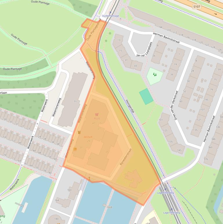 Kaart van postcodegebied 3063HC.