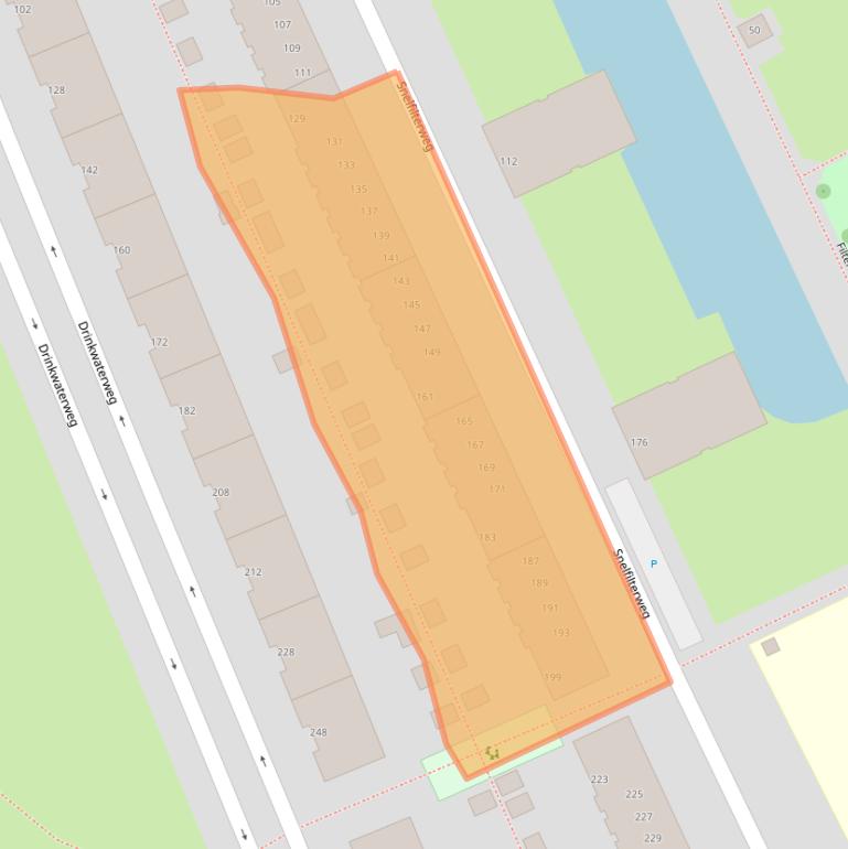 Kaart van postcodegebied 3063JE.