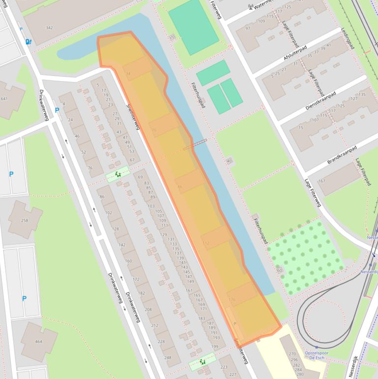 Kaart van postcodegebied 3063JH.