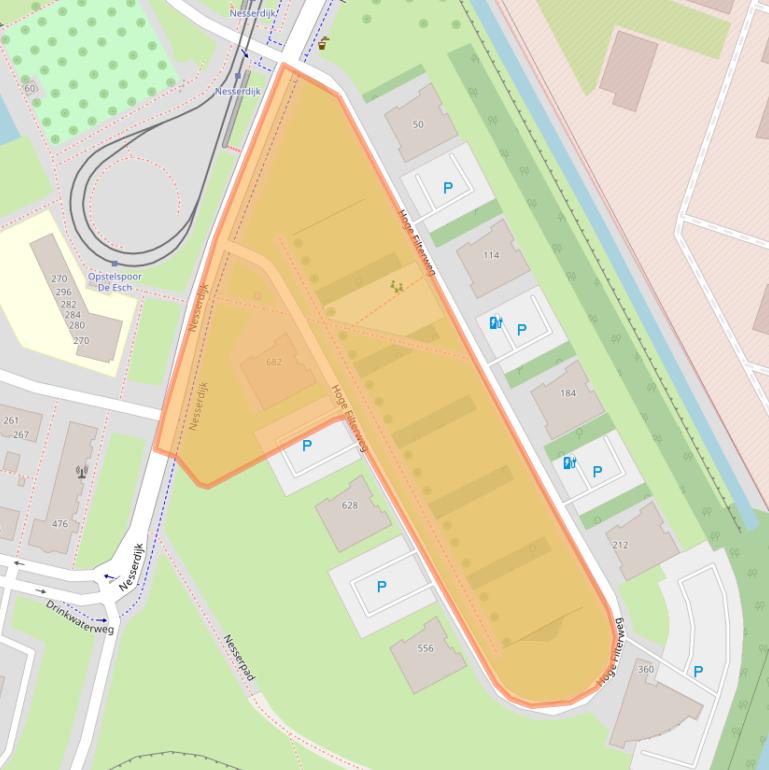 Kaart van postcodegebied 3063KM.