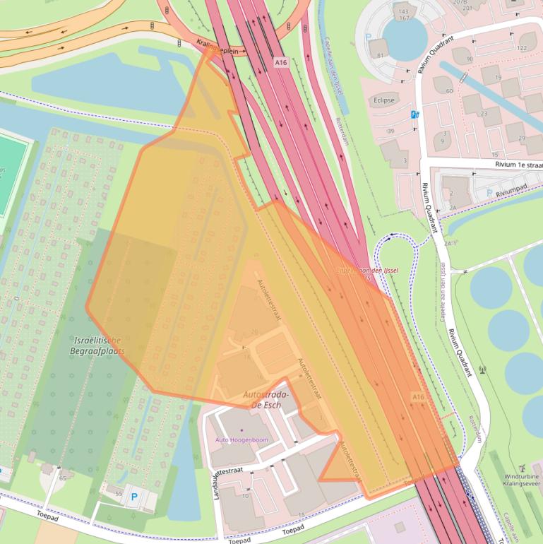 Kaart van postcodegebied 3063NP.
