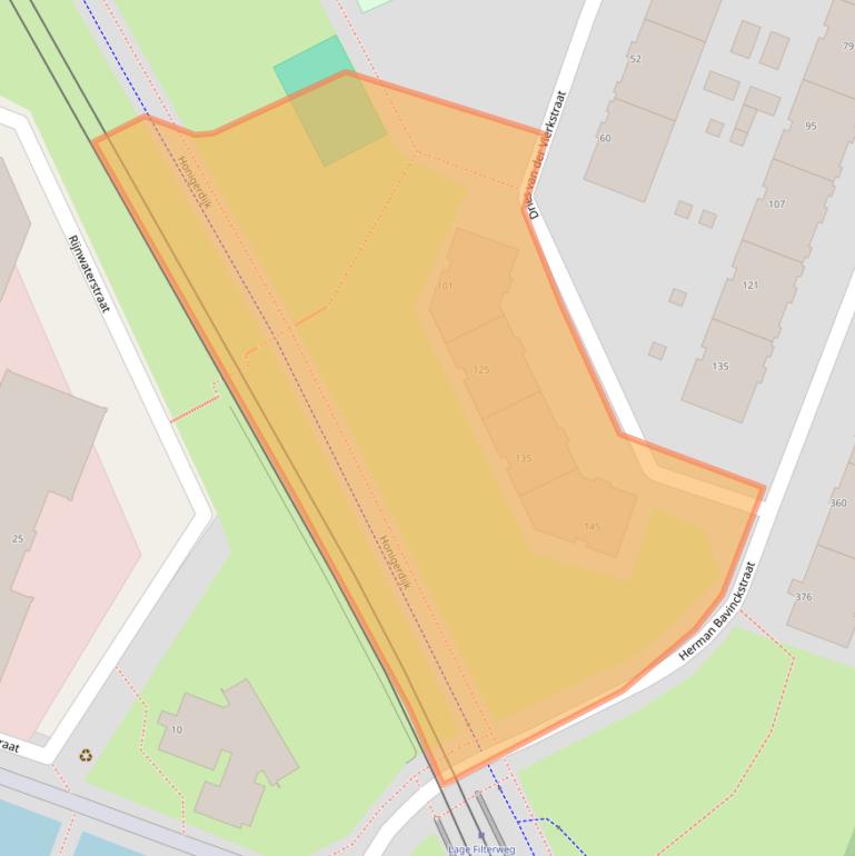 Kaart van postcodegebied 3063RC.