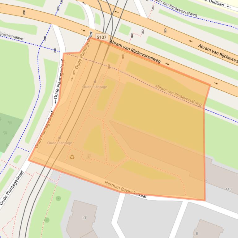 Kaart van postcodegebied 3063RH.