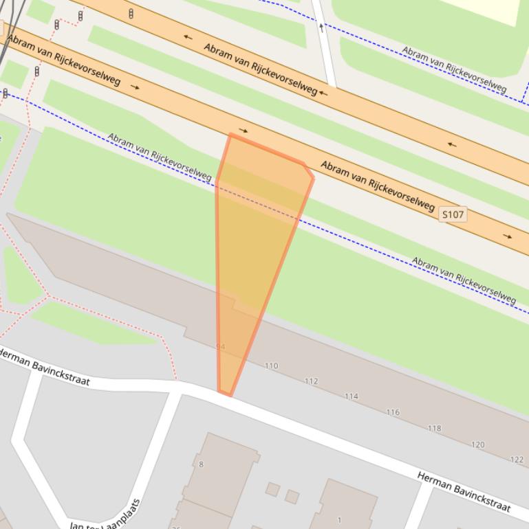 Kaart van postcodegebied 3063RJ.