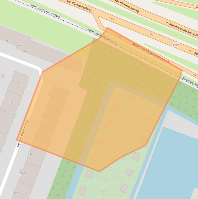 Kaart van postcodegebied 3063RN.