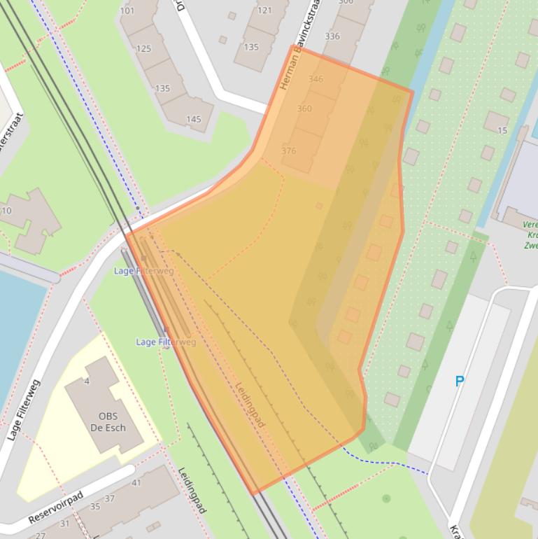 Kaart van postcodegebied 3063RR.